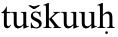 Cod in Nuu_chah_nulth Language